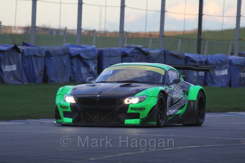 The BMW Z4 GT3 of Richard Neary and Martin Short in Endurance Racing during the BRSCC Winter Raceday, Donington, 7th November 2015