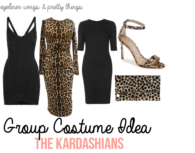 Easy College Group Costume Ideas - The Kardashians // eyelinerwingsandprettythings