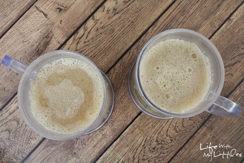 Simple homemade butterbeer recipe. Perfect for any Harry Potter party, or even just drinking while reading the books! It's so delicious and tastes just like you would imagine!