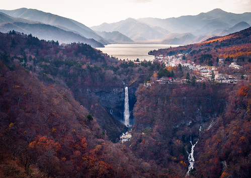 autumn trees lake mountains japan falls 日本 nikko prefecture tochigi ropeway 日光 kegon chuzenji 中禅寺湖 栃木 akechidaira 明智平