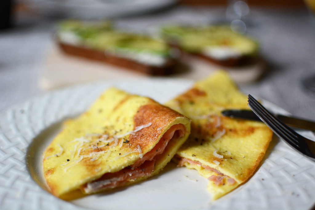 Lachs-Omelette-Rezept
