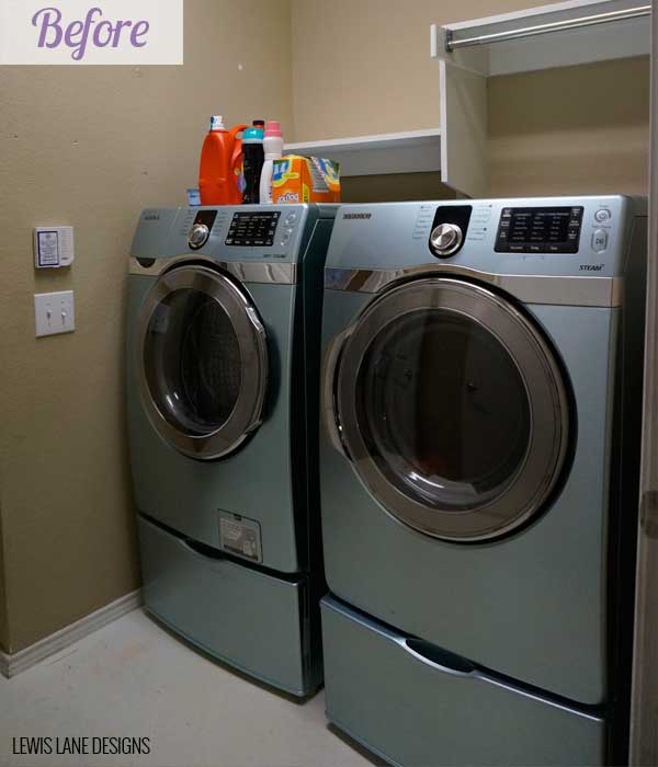 Laundry Room Before 