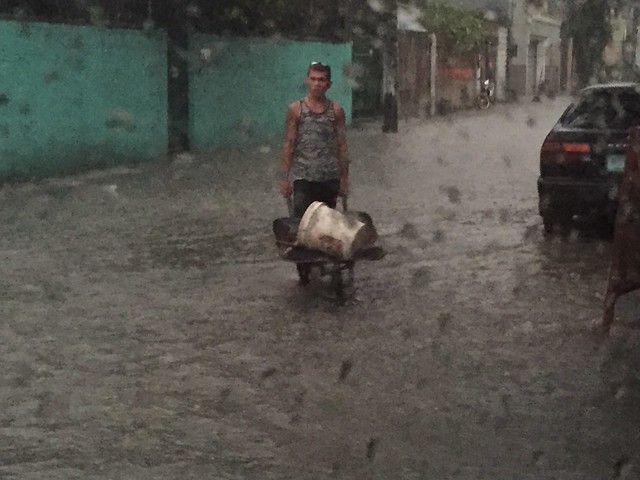 flooded street, San Juan, Metro Manila