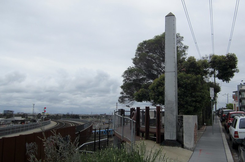 Rail Viewing Platform, near North Melbourne station