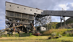 Last standing wooden 'tipple'- Atlas Coal Mine National Historic Site, East Coulee, Alberta