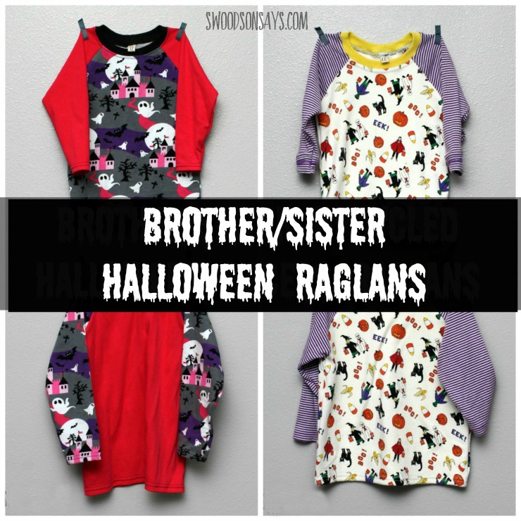 Brother/Sister Halloween Raglans