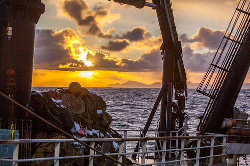 unalaskaisland fishing sunrise
