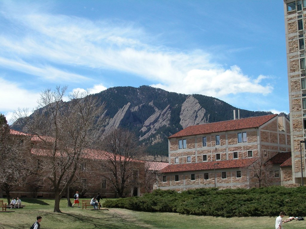 CU Boulder Campus, Summer, Boulder, Colorado