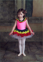 Sinéad's ballet costume - Five years old