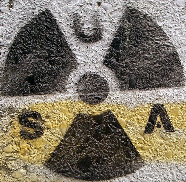 USA nuclear (weapons) graffiti