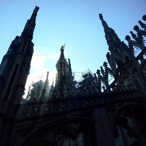 Milano: dalla terrazza del Duomo