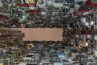 Looking up, Hong Kong