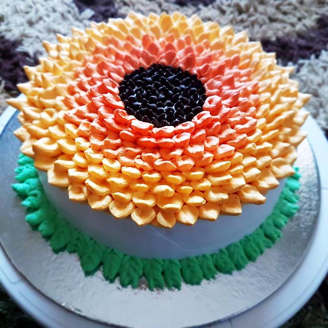 Sunflower Cake from Preethi Srinivasan of Cake Diva By Preethi