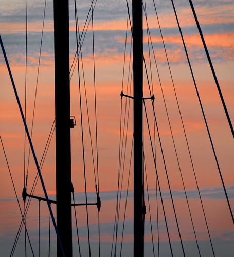 sunset stonybook stonybrookyachtclub masts silhouettes