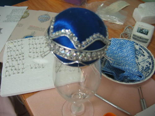 Cracker Box Ornament kit Rhapsody in Blue