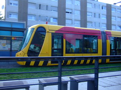 Tram at Châtaignier, Ligne 1