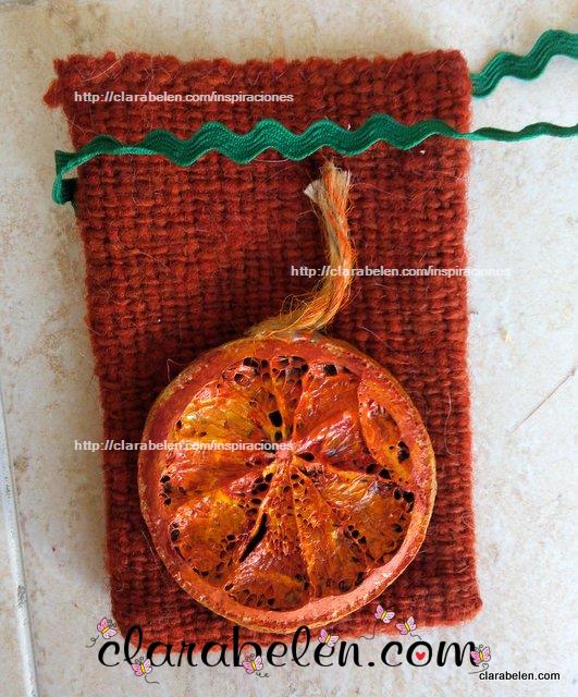 Naranjas secas para decorar