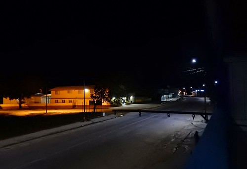 night lights mainstreet empty quite espiritusanto luganville