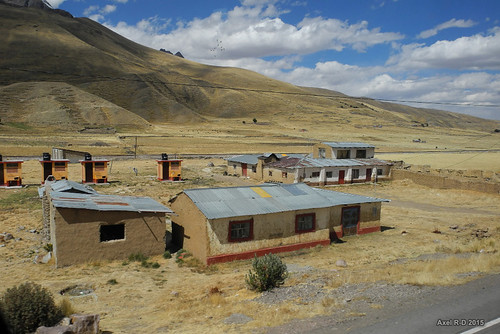 village perú montagnes bâtimentmaison