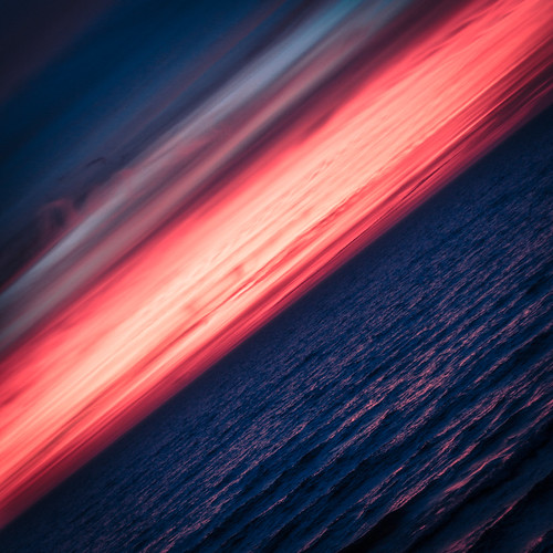 ocean pink blue sunset red orange lake seascape color reflection nature water lines night spectacular amazing colorful waves horizon lakemichigan diagonal event impressive fiery