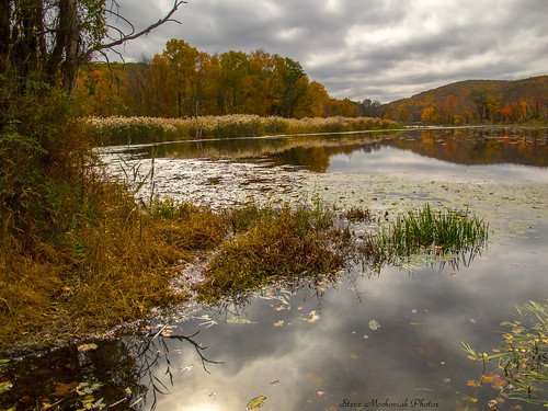 autumn trees lake newyork mountains fall water clouds canon reflections pond colorful cloudy fallcolors powershot hills foliage tuxedo g12 smack53 sterlingforestpark