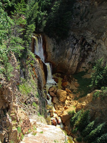 mountains rural creek waterfall colorado sanjuanmountains ouray milliondollarhighway
