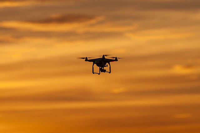 Sunset Drone
