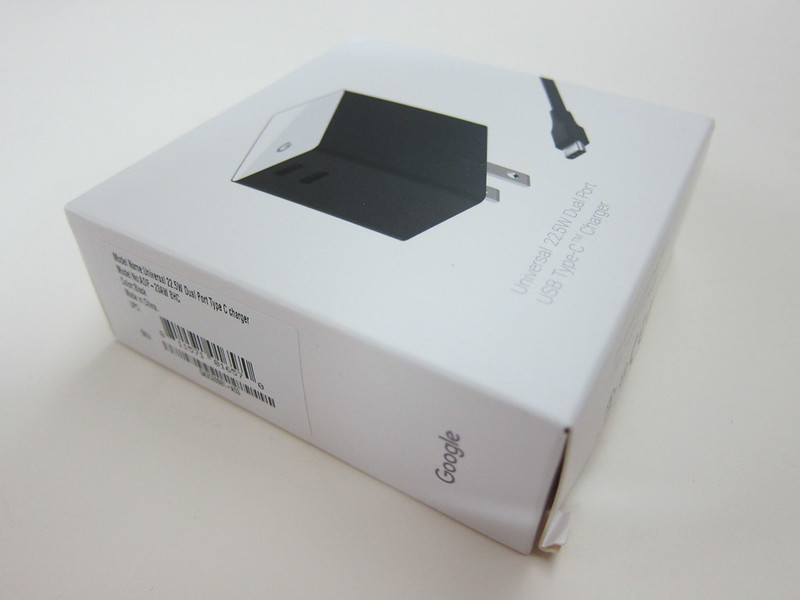 Google Universal 22.5W Dual Port USB Type-C Charger - Box