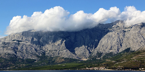 travel sea summer sky cloud sun mountain color digital canon eos nice colorful hill croatia cap makarska 70d