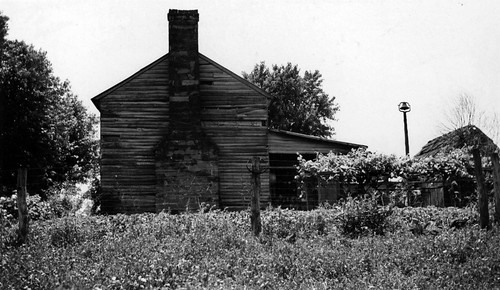 county wood trees ohio chimney house film stone fence collier early photo log exterior adams bell daniel historic steeple arbor porch siding residence twostory demolished township outbuilding dwelling 1802 tiffin razed hewn notching ca1955 daubing hewed