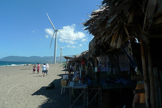 Ilocos Norte - Bangui windmills and shops