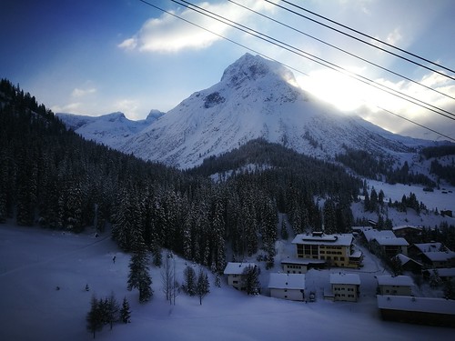 austria vorarlberg lech 奥地利 europe 欧洲 skiresort 滑雪场 sunset 日落