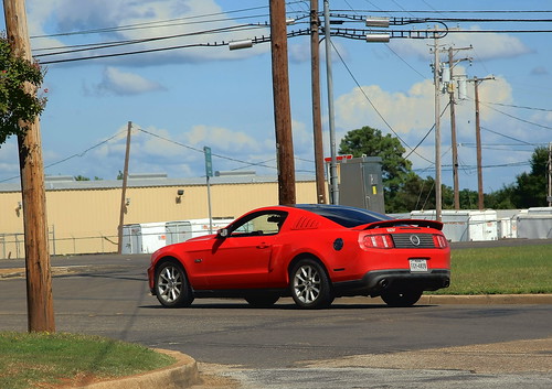 red ford car iconic gtmustang