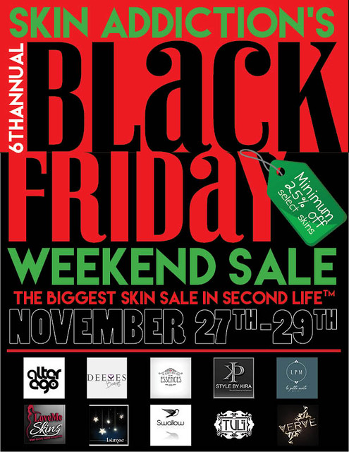 Skin Addiction's Black Friday Weekend Sale