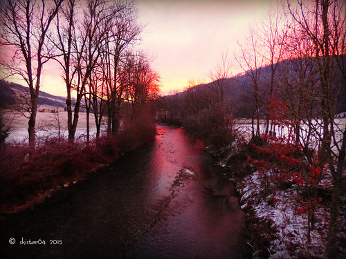 christmas morning winter sunrise weihnachten advent riverside kärnten carinthia wintertime sonnenaufgang morgen gurk gurkfluss