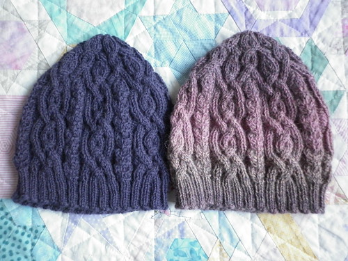 Two iced hats