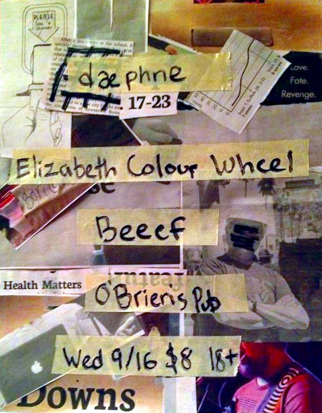 Clicky Clicky Presents: A Very Clicky Clicky September with Dæphne, Elizabeth Colour Wheel and Beeef | O'Brien's Pub, Allston | 16 Sept.