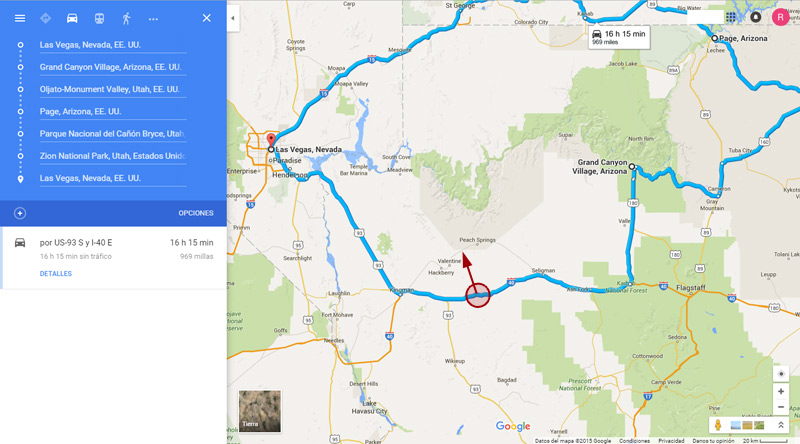 Planificar rutas: generar rutas google maps - Foro USA y Canada