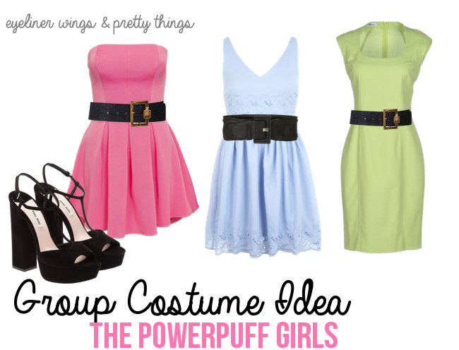 Easy College Group Costume Ideas - The Powerpuff Girls // eyelinerwingsandprettythings