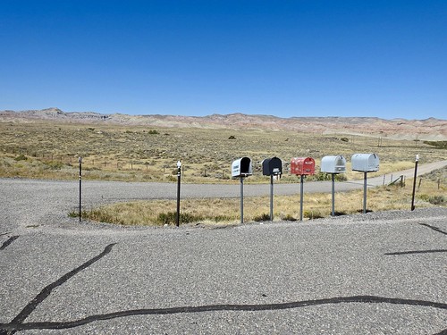 wild west rural post mail box letter wyoming prairie