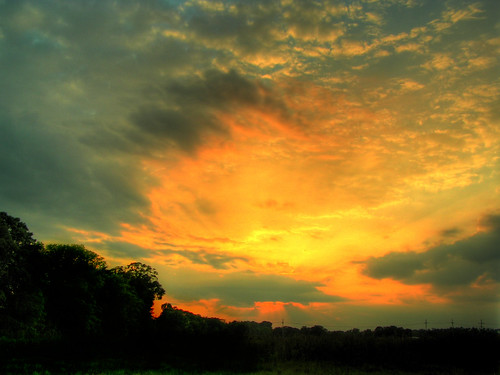 sunset sun set geotagged louisiana popular hdr wii photomatix 5xp