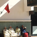 At the Settat train station in Morocco