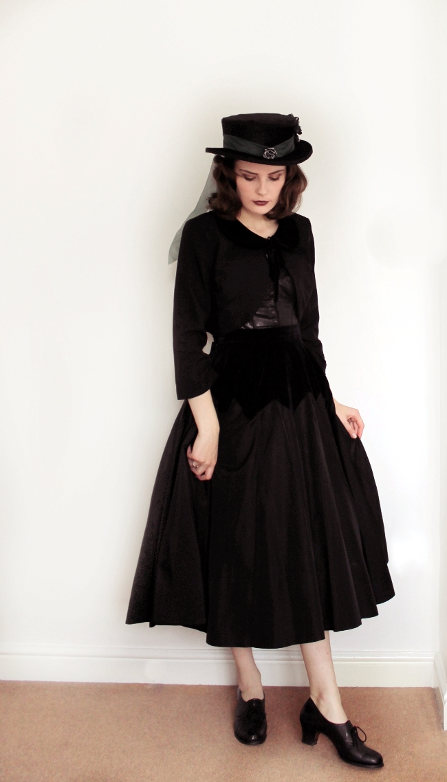 Steampunk Victorian Mourning Outfit
