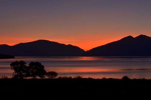 Our last Ballachulish sunset