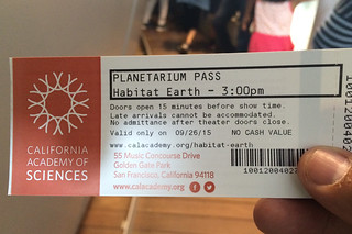 Neighborhood Days - California Academy of Sciences Planetarium Habitat Earth