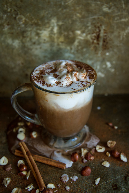 Pumpkin Hazelnut Hot Chocolate- Dairy Free