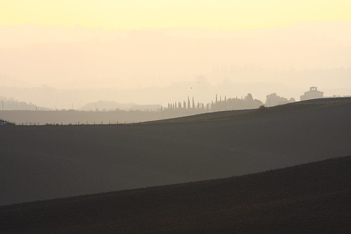 morning italy lines sunrise landscape countryside scenery view peaceful tuscany crete layers tuscan senesi