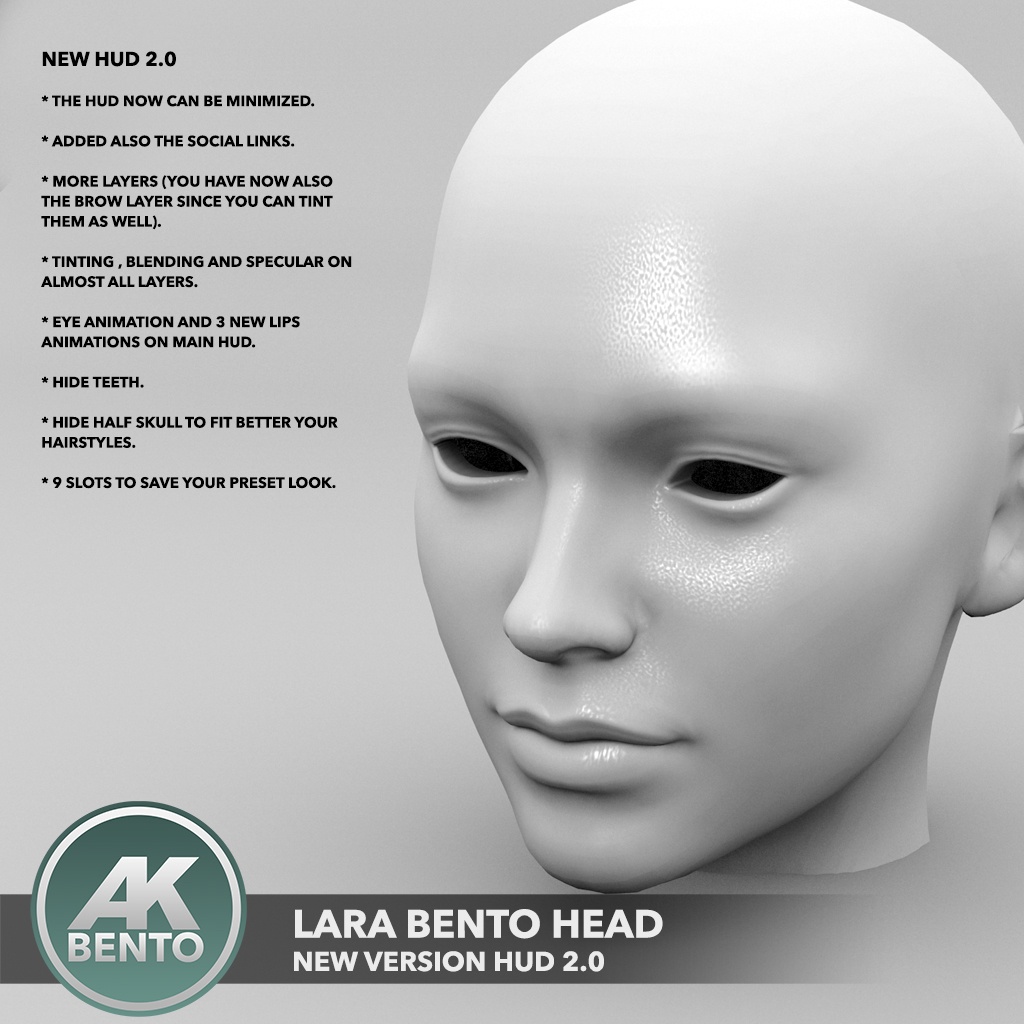 [AK] Lara Bento 2.0 - SecondLifeHub.com