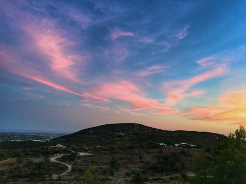 sunset sky portugal clouds landscape algarve iphone6