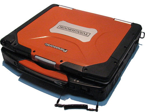 Orange Black Red Toughbook